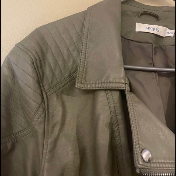 Ricki’s Asymmetrical Zip Faux Leather Jacket - Picture 3 of 4